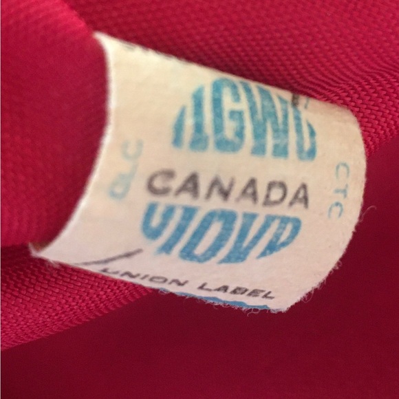 Vintage Red 80s Blazer Union Made 15/16 - Picture 8 of 8